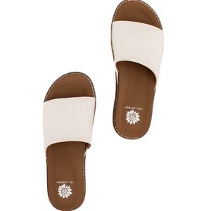Yellow Box Kalo Ivory Slide Sandals
